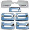 VioCH 04-08 Ford F150 Chrome Door Handle Mirror Covers
